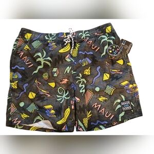 NWT MAUI & SONS Swim Trunks.   Mens.  Size XL